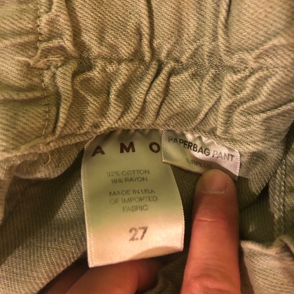 | AMO | paper bag relaxed pants. Size 27. - Picture 8 of 8